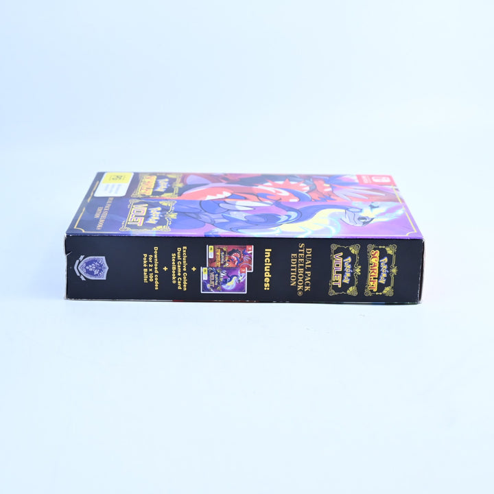 Pokemon Scarlet + Violet Dual Pack Steelbook Edition - Nintendo Switch Game