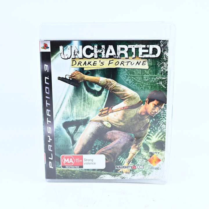 Uncharted: Drake's Fortune - Sony Playstation 3 / PS3 Game + Manual - FREE POST!