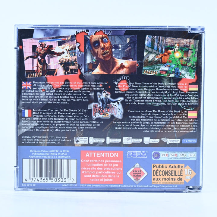 The House of the Dead 2 - Sega Dreamcast Game + Manual - PAL