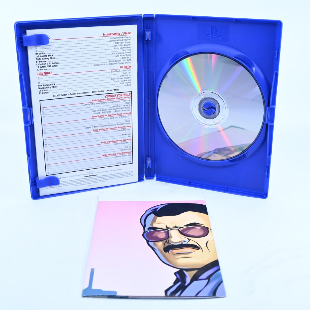 Grand Theft Auto: Vice City Stories - Playstation 2 / PS2 Game + Manual + Map