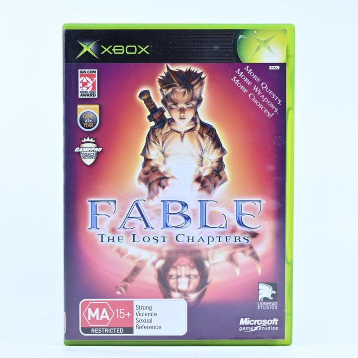 Fable: The Lost Chapters - Original Xbox Game + Manual - PAL - MINT DISC!