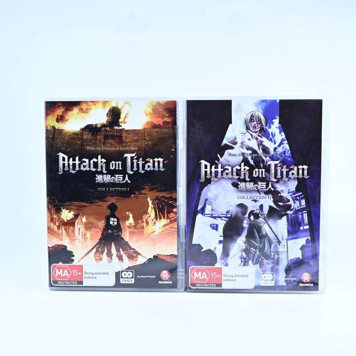 Attack on Titan - Collection 1 & 2 - PAL Region 4 - Anime DVD Collection