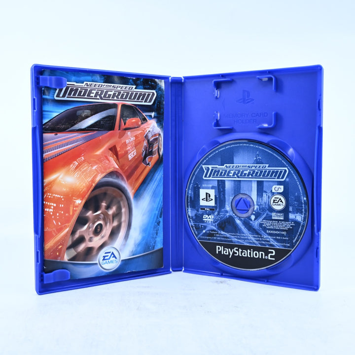 Need for Speed Underground - Sony Playstation 2 / PS2 Game + Manual - PAL