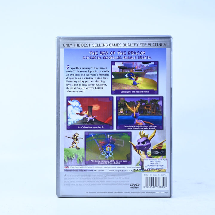 Spyro: Enter the Dragonfly - Sony Playstation 2 / PS2 Game + Manual - PAL