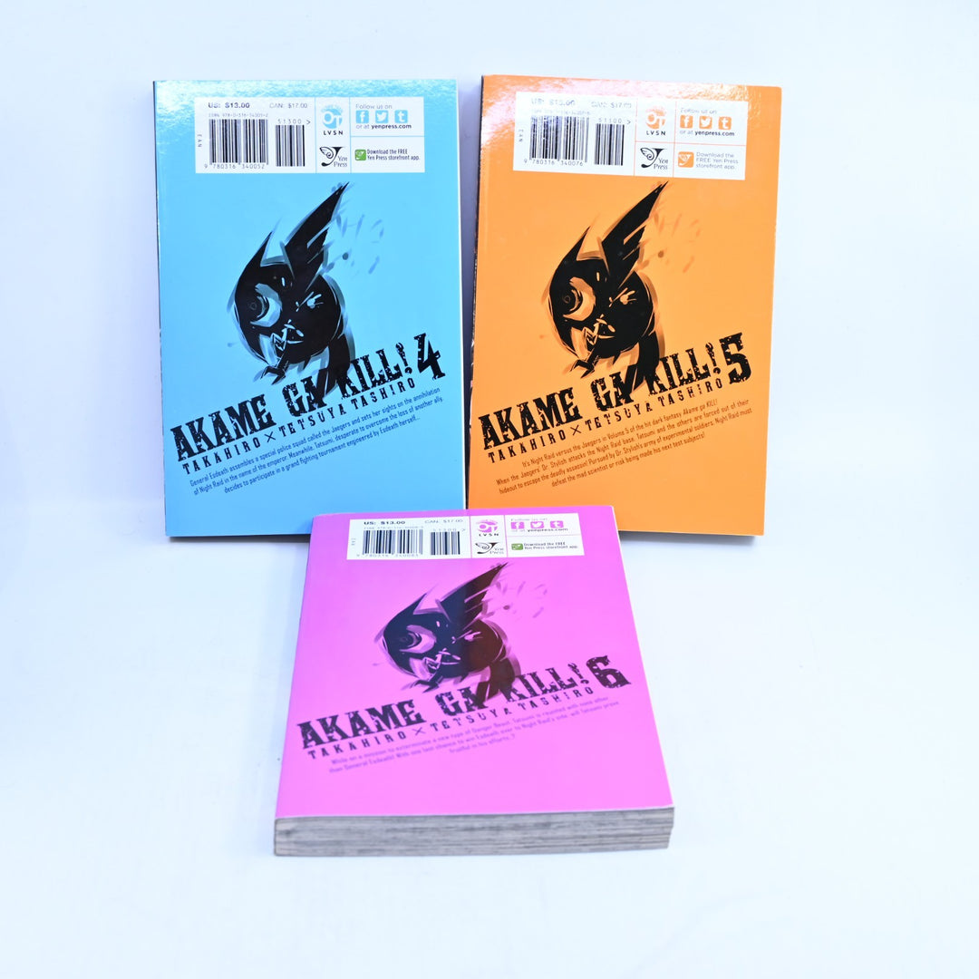 Akame Ga Kill - Volumes 1-6 - Takahiro - Yen Press - Manga