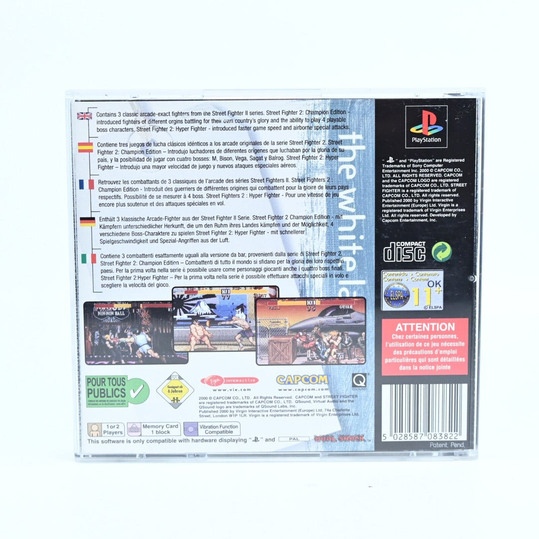 Street Fighter Collection 2 - Sony Playstation 1 / PS1 Game + Manual - PAL