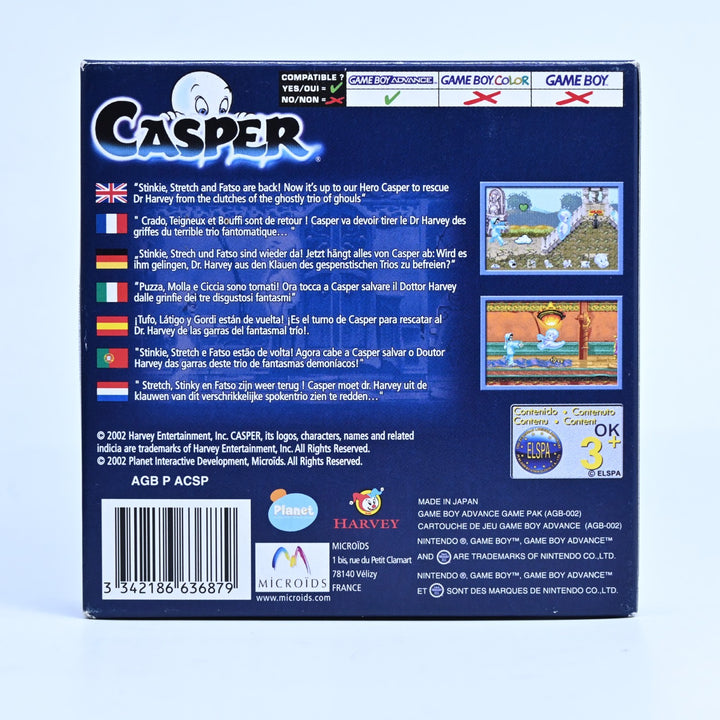 Casper - Nintendo Gameboy Advance / GBA Boxed Game - PAL - FREE POST!