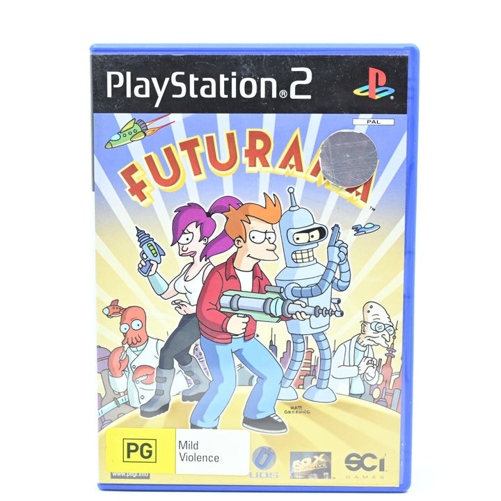 Futurama - Sony Playstation 2 / PS2 Game + No Manual - PAL - MINT DISC!