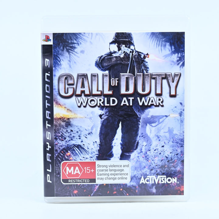 Call of Duty: World at War - Sony Playstation 3 / PS3 Game + Manual - FREE POST!