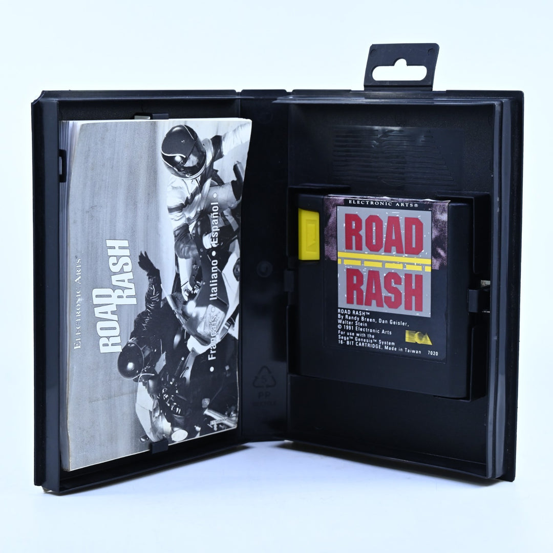 Road Rash - Sega Mega Drive Game + Manual - PAL - FREE POST!