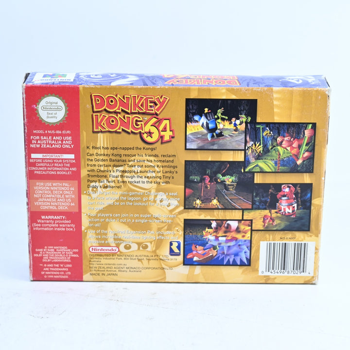 Donkey Kong 64 - N64 / Nintendo 64 Boxed Game - PAL - FREE POST!