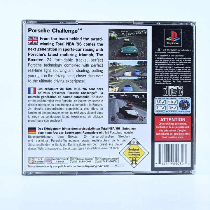 Porsche Challenge - Sony Playstation 1 / PS1 Game + Manual - PAL