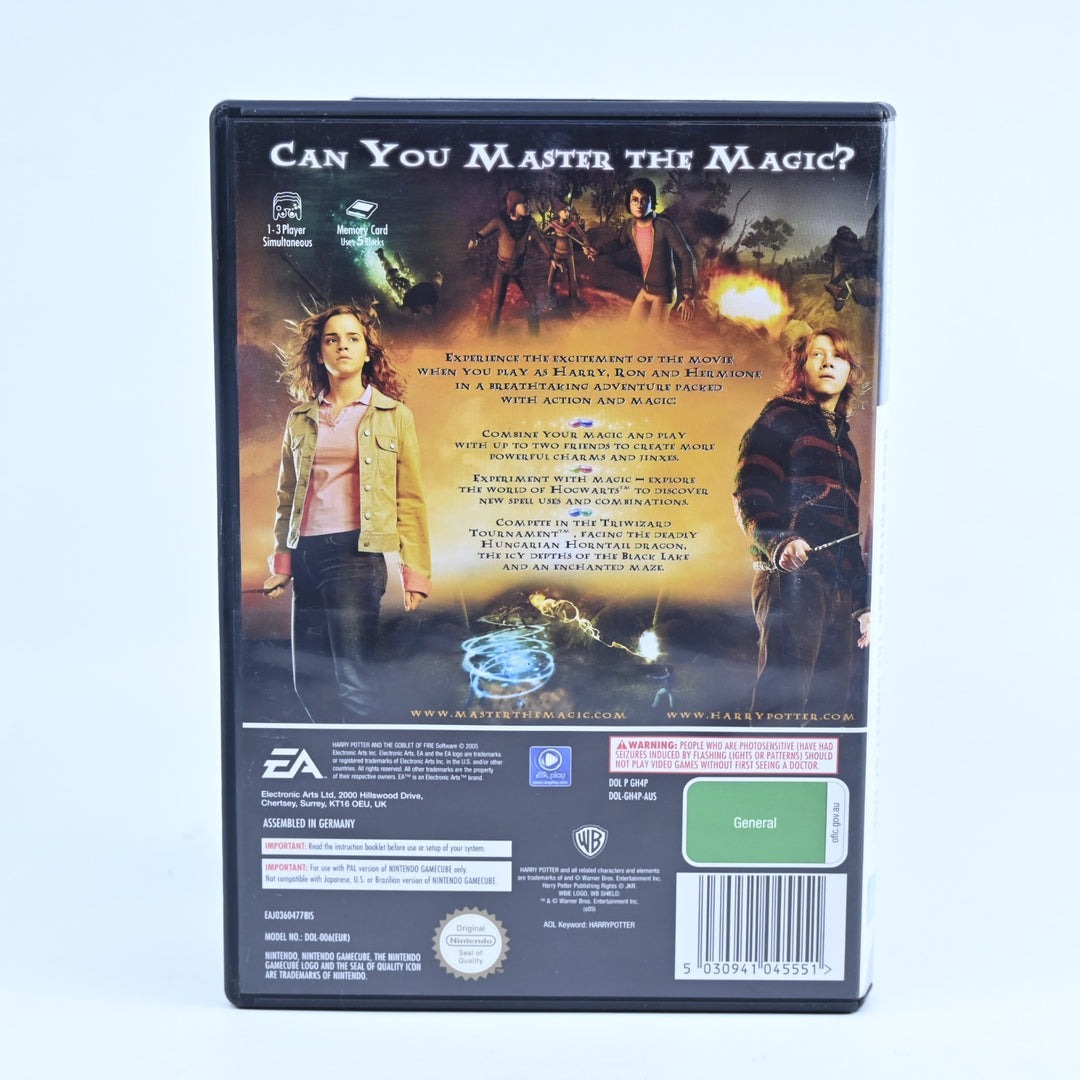 Harry Potter And The Goblet Of Fire - Nintendo Gamecube Game + Manual - PAL