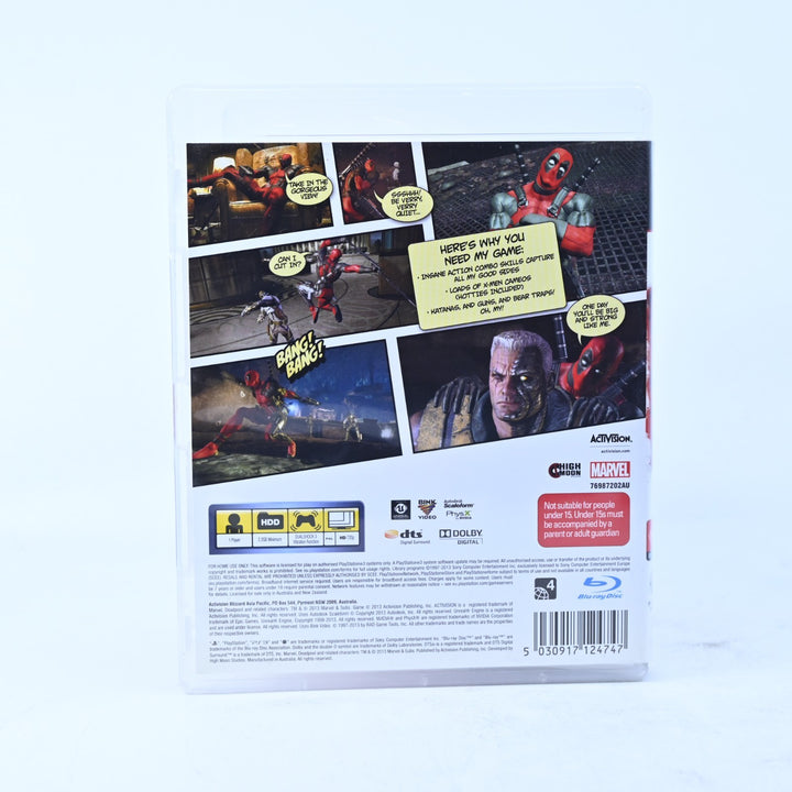 Deadpool - Sony Playstation 3 / PS3 Game + Manual - MINT DISC!