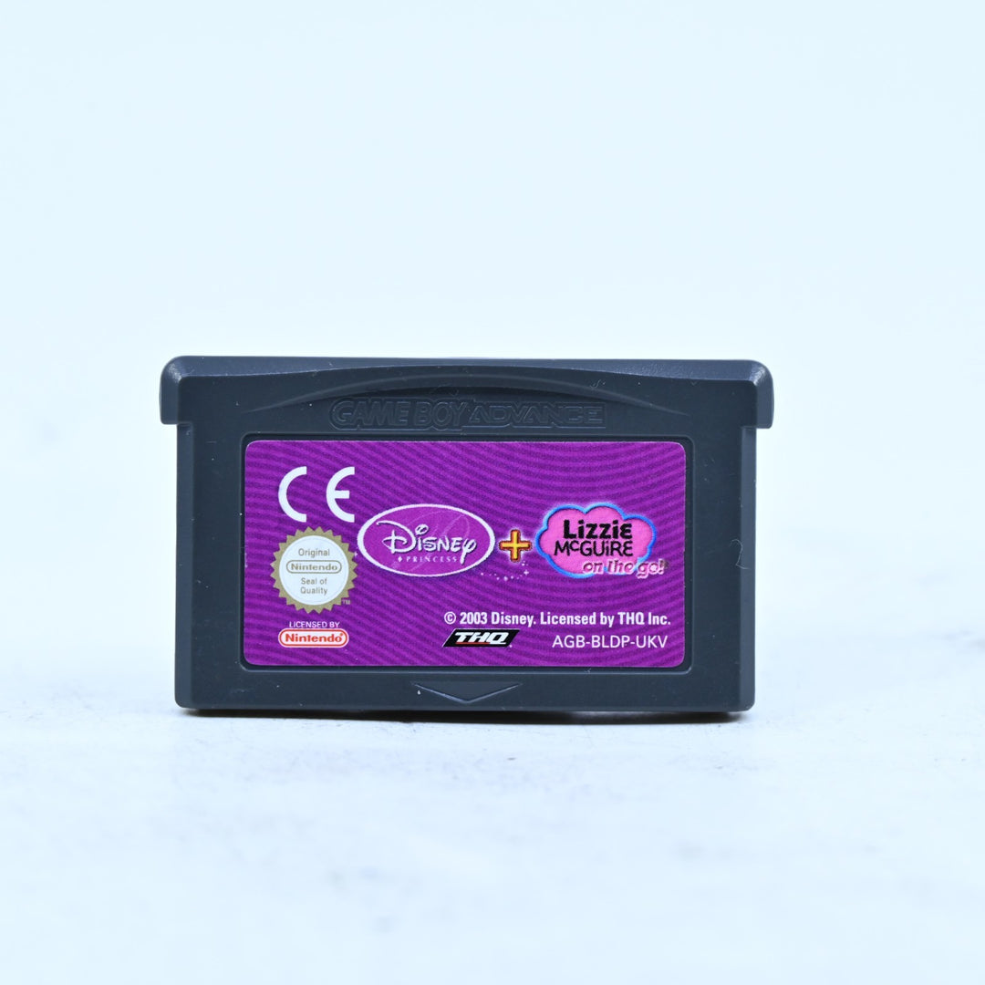 Disney Princess + Lizzy McGuire: On The Go! - GBA Game - PAL - FREE POST!