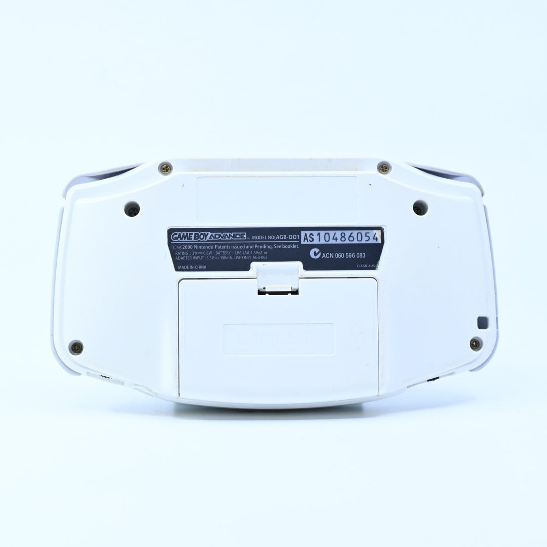 White Nintendo Gameboy Advance Console - AGB-001 -FREE POST!