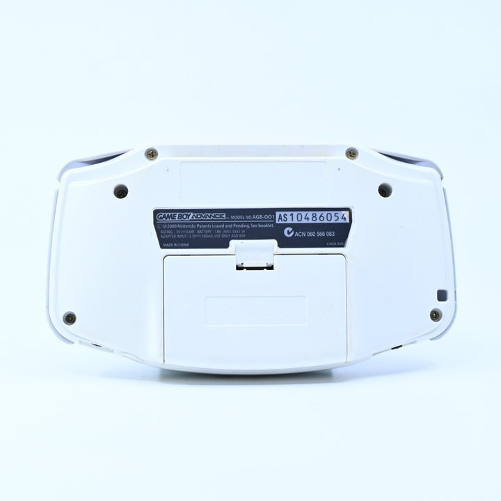 White Nintendo Gameboy Advance Console - AGB-001 -FREE POST!
