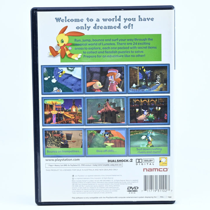 Klonoa 2 Lunatea's Veil - Sony Playstation 2 / PS2 Game - No Manual - PAL!