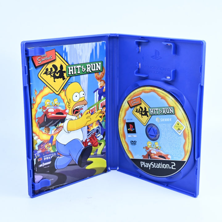 The Simpsons Hit & Run - Sony Playstation 2 / PS2 Game + Manual - PAL