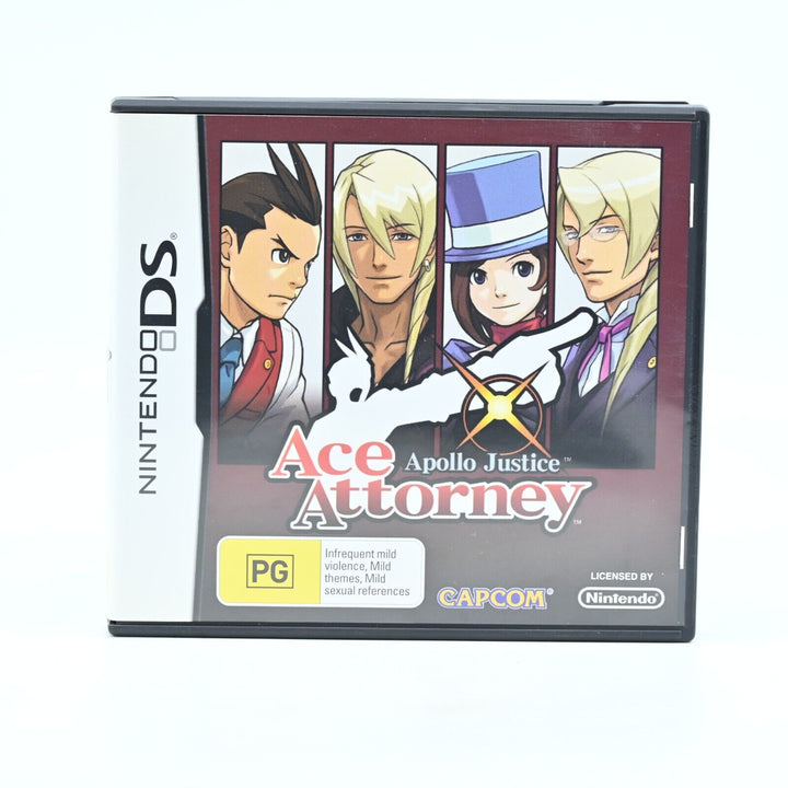 LIKE NEW! Apollo Justice: Ace Attorney - Nintendo DS Game - PAL - FREE POST!