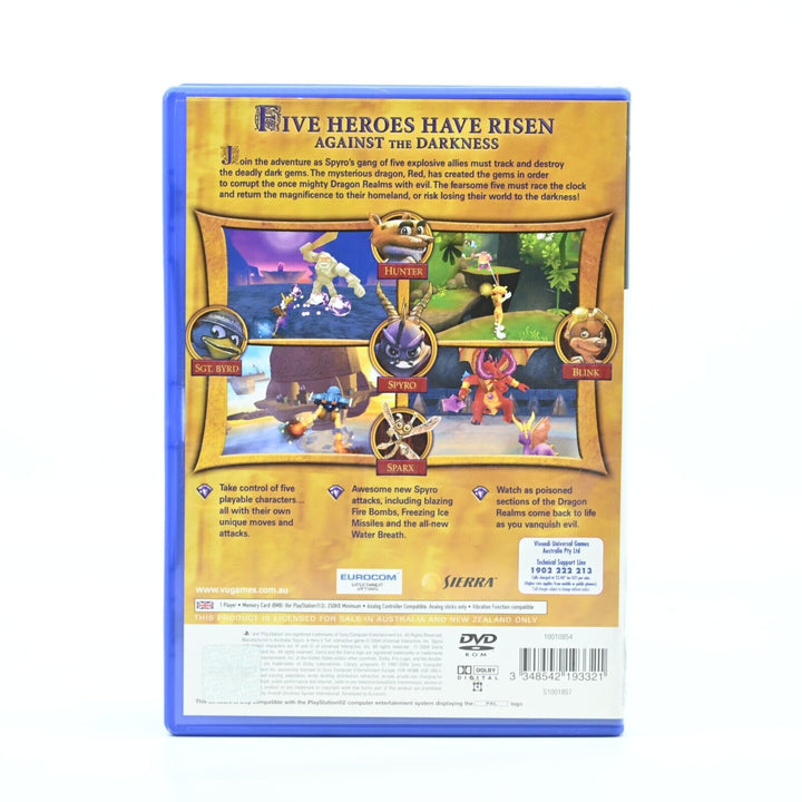 Spyro: A Hero's Tail - Sony Playstation 2 / PS2 Game - PAL - No Manual