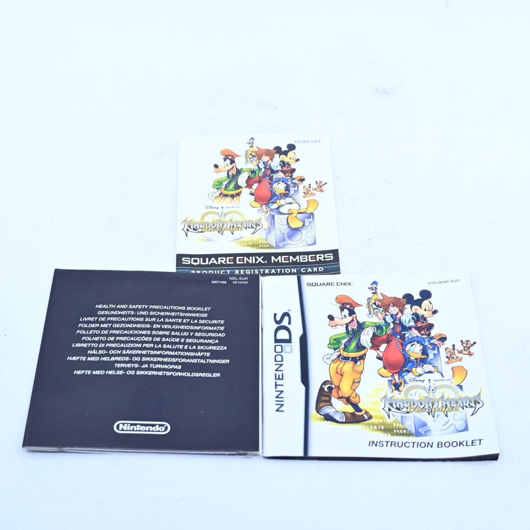 Kingdom Hearts Re:Coded - Nintendo DS Game - PAL + Manual - FREE POST!