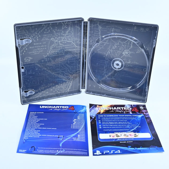 Uncharted 4: A Thief's End Collector's Edition Steelbook  PS4 Accessory No Game