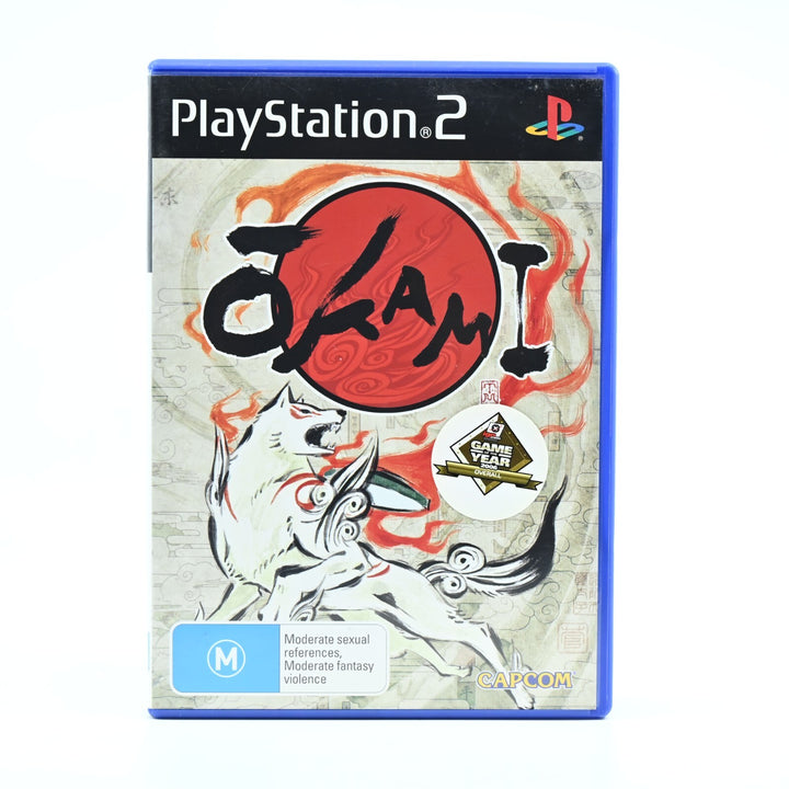 Okami - Sony Playstation 2 / PS2 Game + Manual - PAL - MINT DISC!