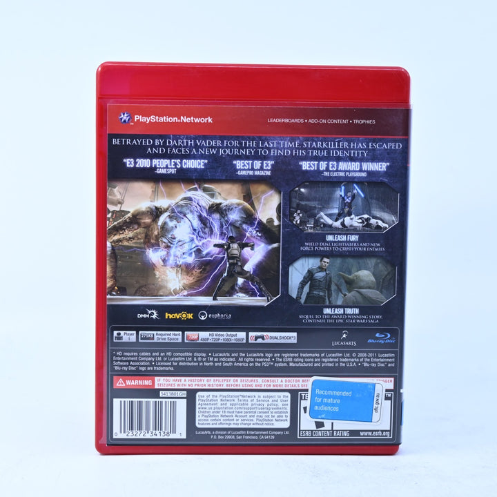 Star Wars: The Force Unleashed II - Sony Playstation 3 / PS3 Game + Manual