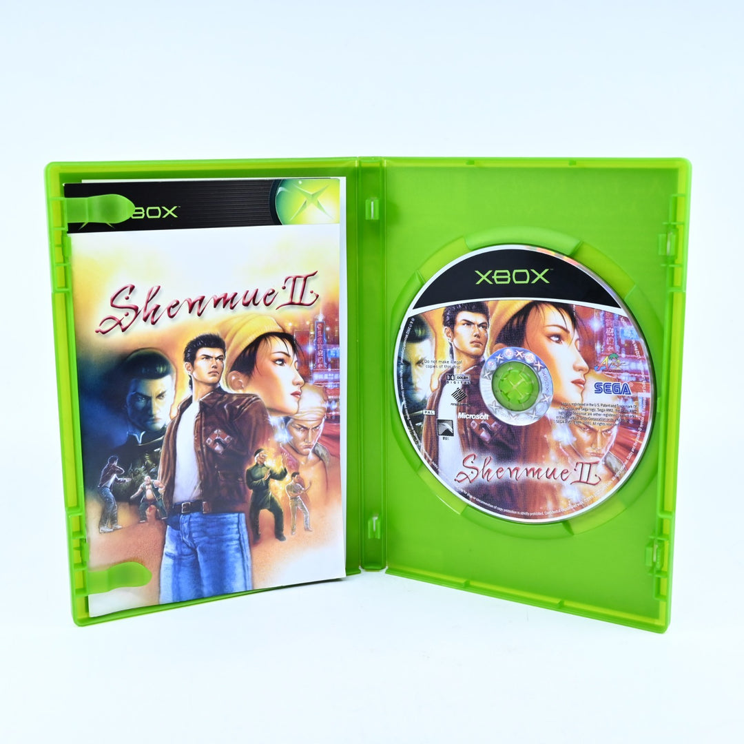 Shenmue II 2 - Original Xbox Game + Manual - PAL - MINT DISC!