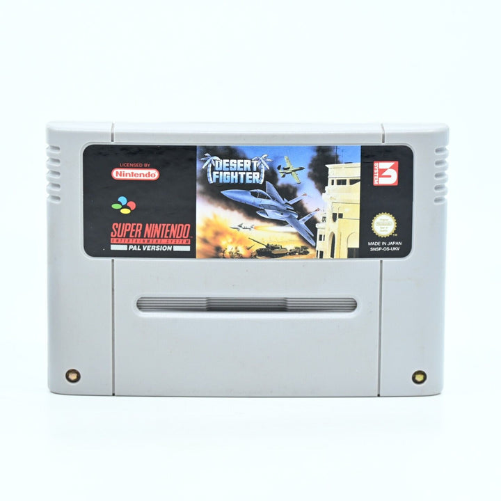 Desert Fighter - Super Nintendo / SNES Game - PAL - FREE POST!