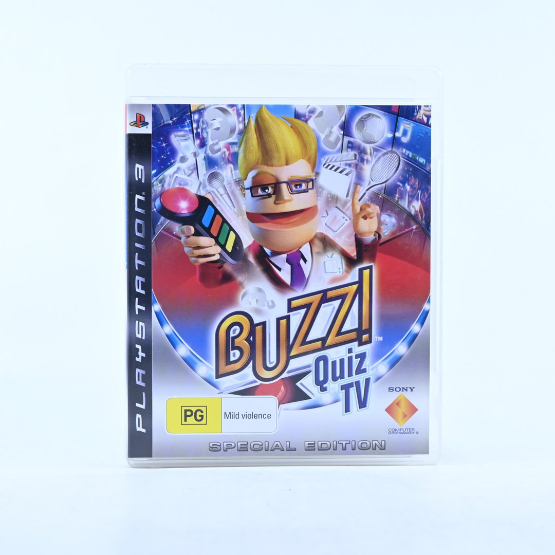 Buzz! Quiz TV Special Edition - Sony Playstation 3 / PS3 Game + Manual