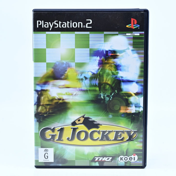 G1 Jockey - Sony Playstation 2 / PS2 Game + Manual - PAL - MINT DISC!