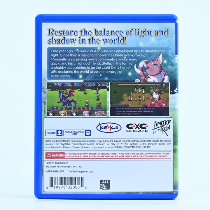 Asdivine Hearts - LR-V32 - Sony PS Vita Game - FREE POST!