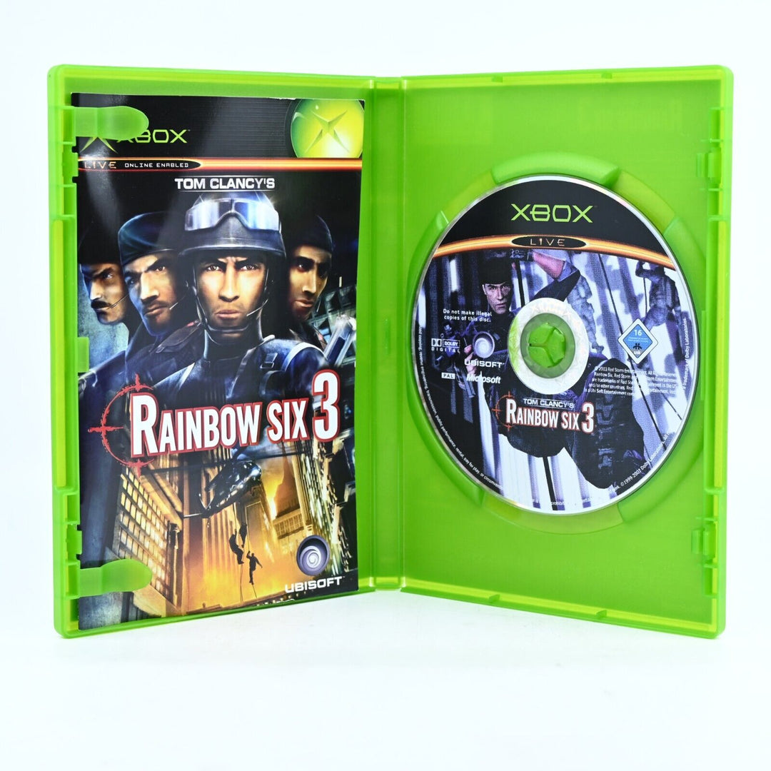 Tom Clancy's Rainbow Six 3 - Original Xbox Game + Manual - PAL - MINT DISC!