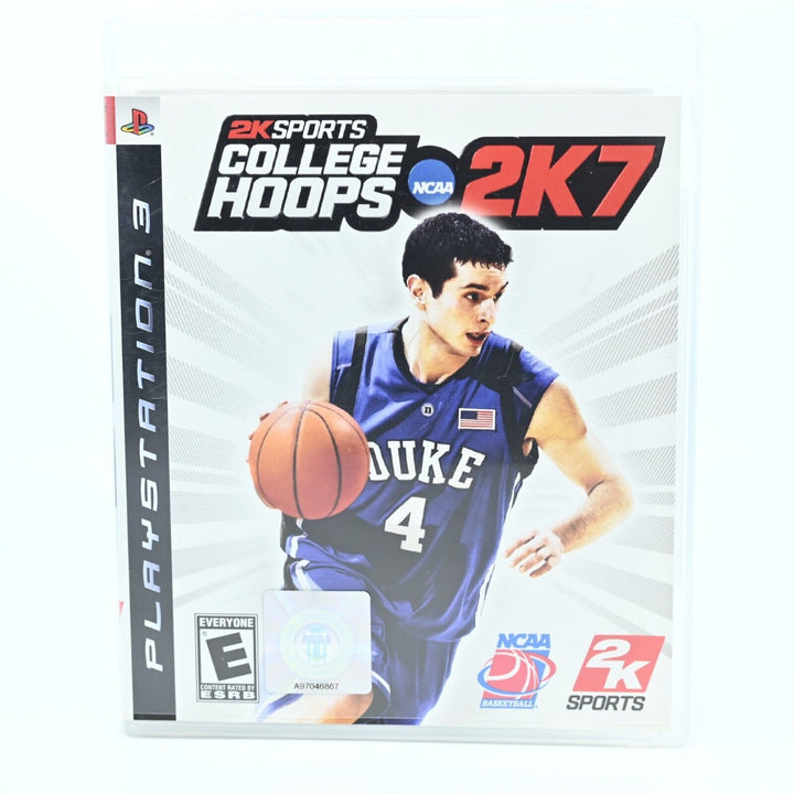 NCAA College Hoops 2K7 - Sony Playstation 3 / PS3 Game + Manual - MINT DISC!