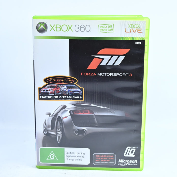 Forza Motorsport 3 - Xbox 360 Game - No Manual - PAL - MINT DISCS!