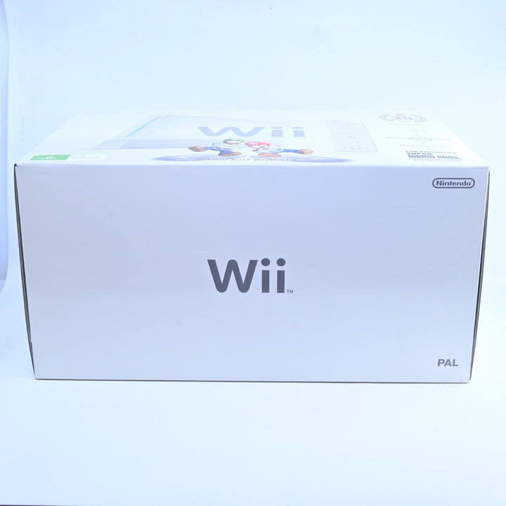 UNUSED! Mario Kart Wii Pack - White - 25th Anniversary - Wii Boxed Console - PAL