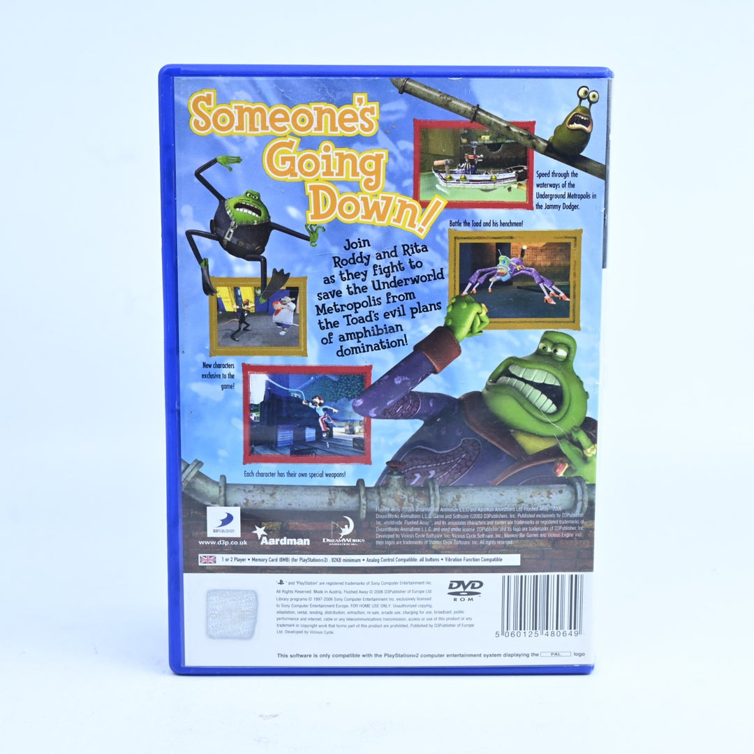 Flushed Away - Sony Playstation 2 / PS2 Game + Manual - PAL - MINT DISC!