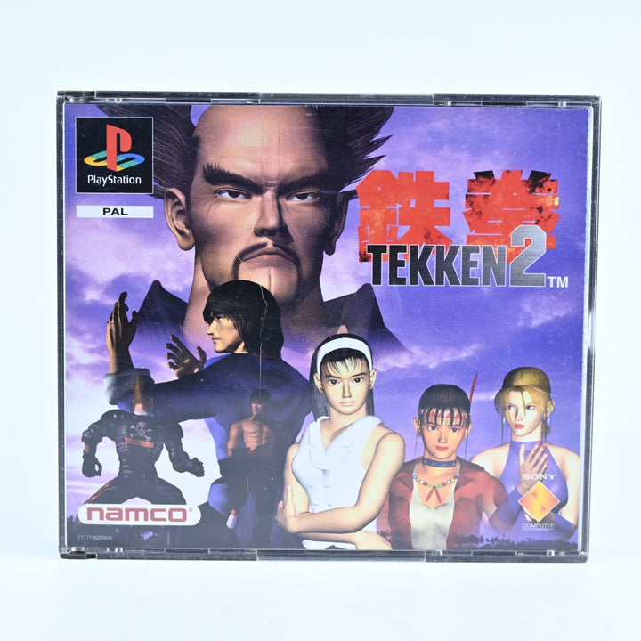 Tekken 2 - Sony Playstation 1 / PS1 Game + Manual - PAL - MINT DISC!