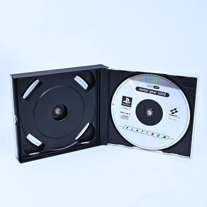 Metal Gear Solid - Sony Playstation 1 / PS1 Game - No Manuals - PAL - MINT DISC!