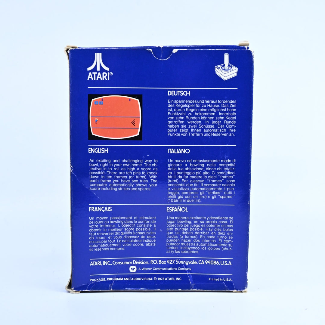Bowling - Atari 2600 Boxed Game - PAL - FREE POST!