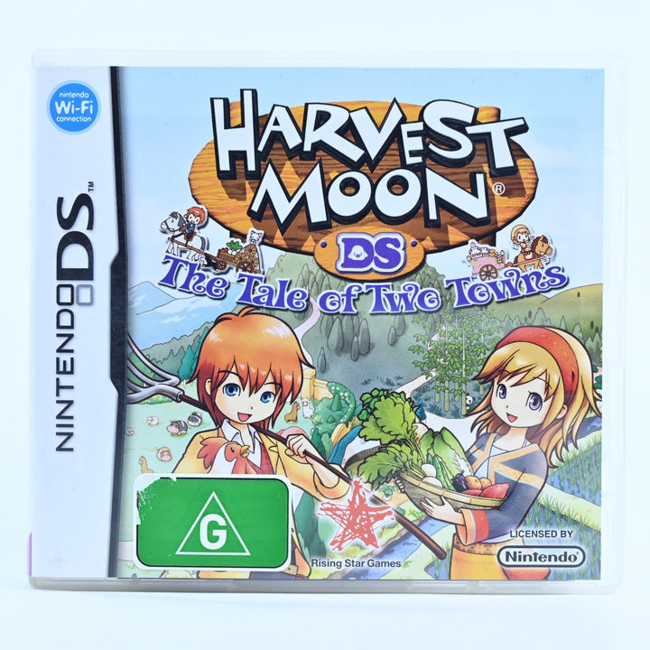 Harvest Moon DS: The Tale of Two Towns - Nintendo DS Game - PAL + Manual