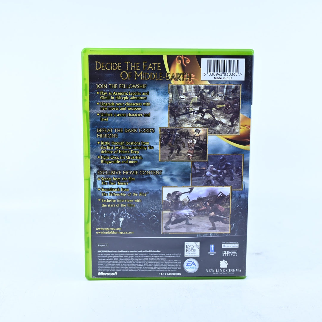 The Lord of the Rings: The Two Towers - Original Xbox Game + Manual - PAL