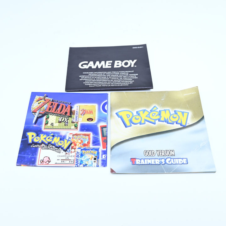 Pokemon Gold Version - Nintendo Gameboy Color Boxed Game - PAL - FREE POST!