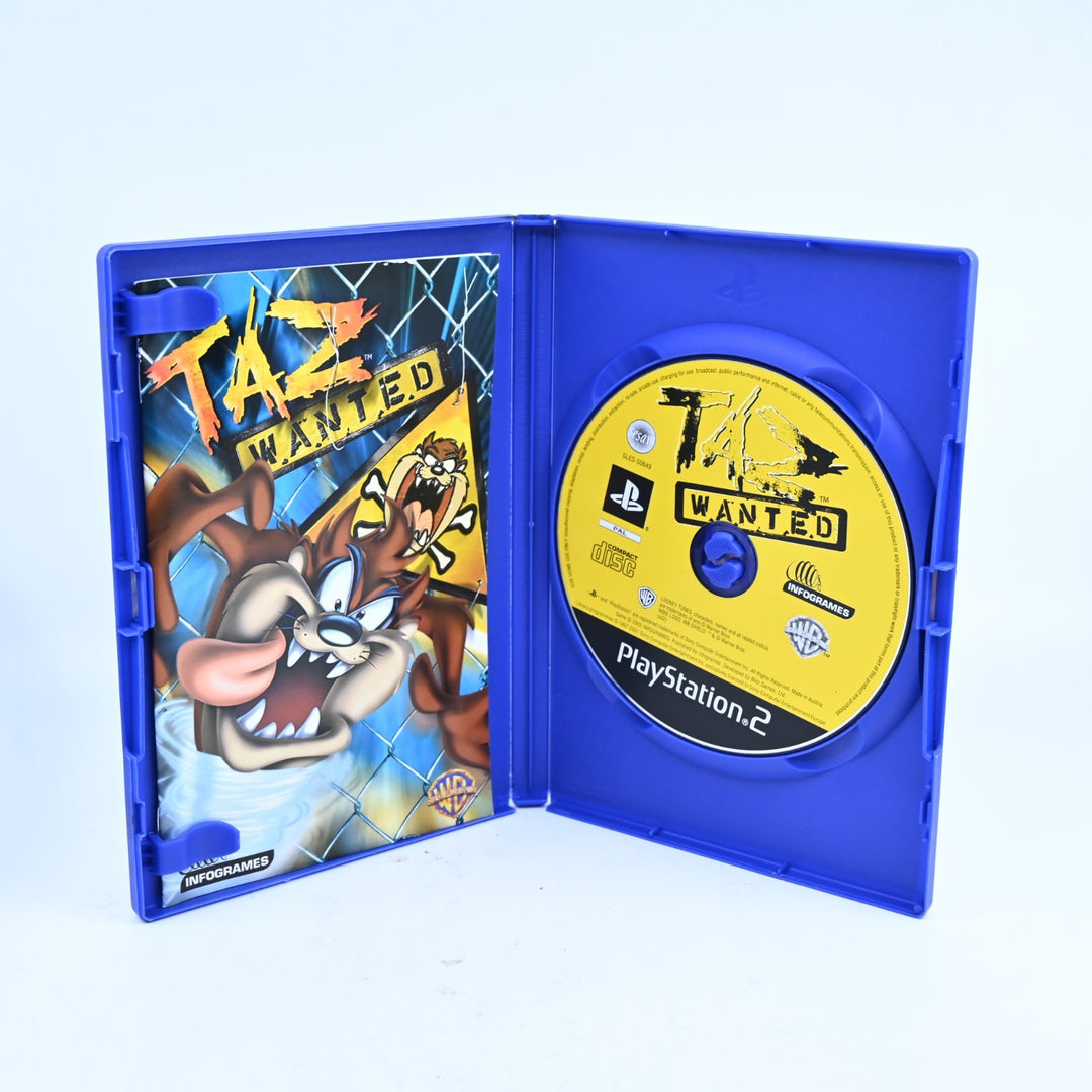 Taz Wanted - Sony Playstation 2 / PS2 Game + Manual - PAL - MINT DISC!