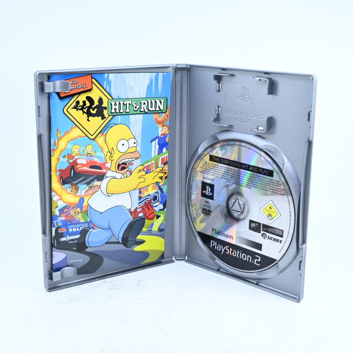 The Simpsons Hit & Run - Sony Playstation 2 / PS2 Game + Manual - PAL