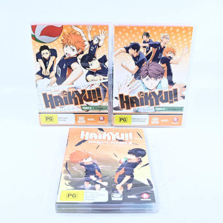 Haikyu!! - Seasons 1 & 2 - Region 4 - Anime DVD
