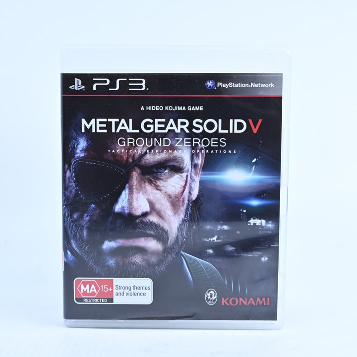 Metal Gear Solid V: Ground Zeroes - Sony Playstation 3 / PS3 Game + Manual