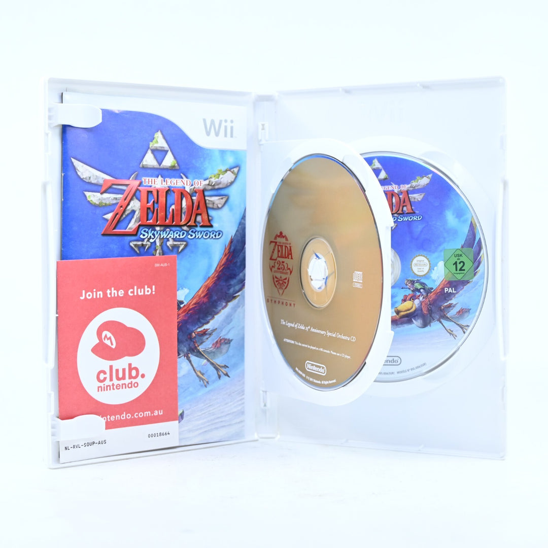The Legend of Zelda: Skyward Sword - Nintendo Wii Game + Manual + CD - PAL